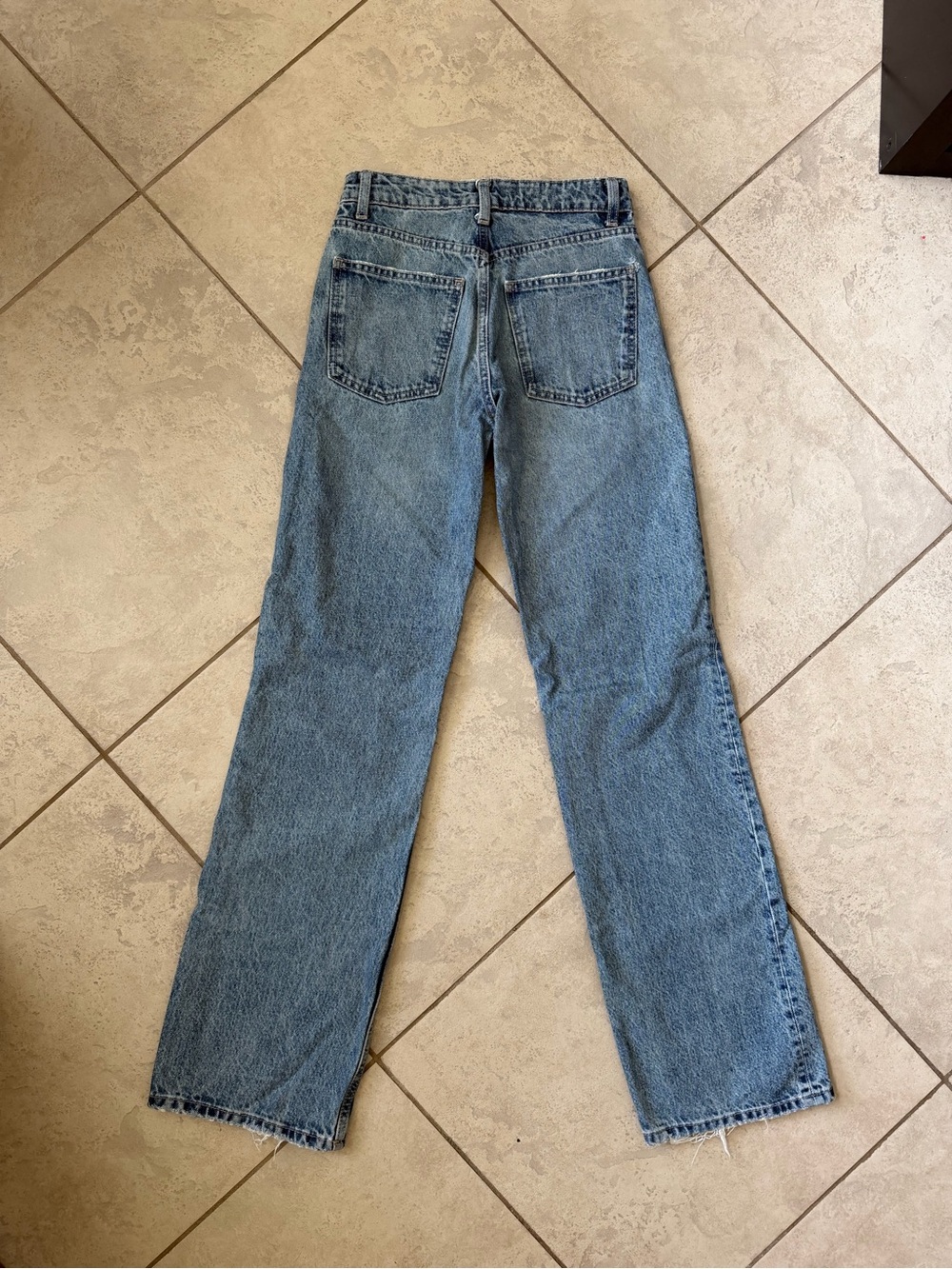 Zara Light Blue Denim Jeans - Picture 2 of 4